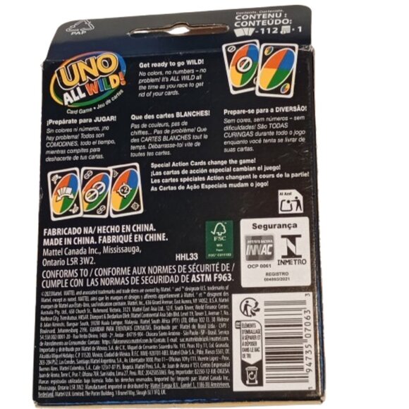 UNO All Wild Card Game - Picture 9 of 9